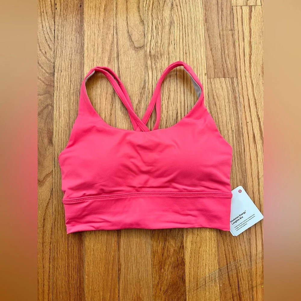 NWT Lululemon Energy Bra *Longlined Lipgloss - Picture 3 of 3